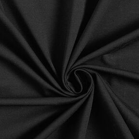jersey di cotone medio tinta unita – nero, 
