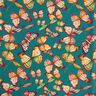 Tessuti da esterni canvas farfalle – petrolio chiaro,  thumbnail number 1