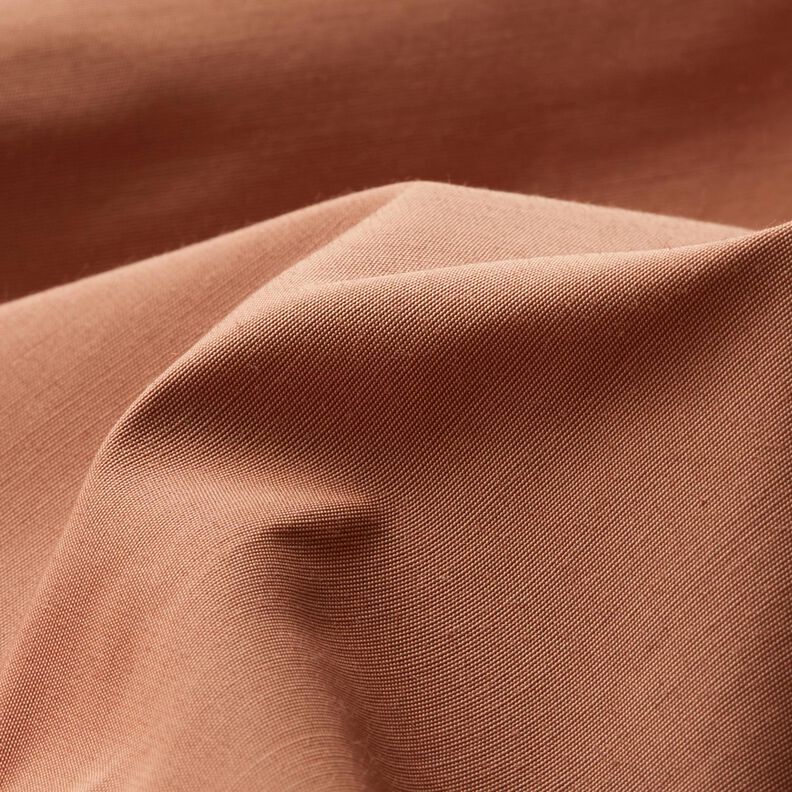 Tessuto giacca antipioggia, idrorepellente in tinta unita – rame,  image number 2