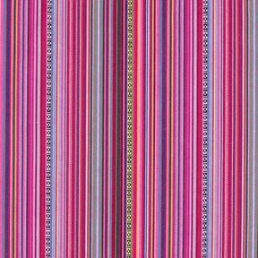 tessuto arredo Jacquard Righe sottili – porpora/bacca, 
