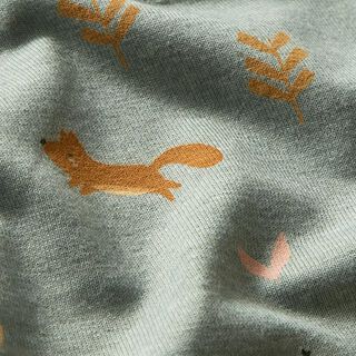 jersey di cotone allegri animali del bosco – canna palustre/naturale, 