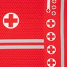 French terry taglio di tessuto Essere un medico d'urgenza un giorno | Stoff&Liebe – rosso/grigio,  thumbnail number 1