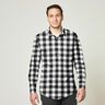 tessuto per camicie Grandi quadretti stile country – bianco/nero,  thumbnail number 5