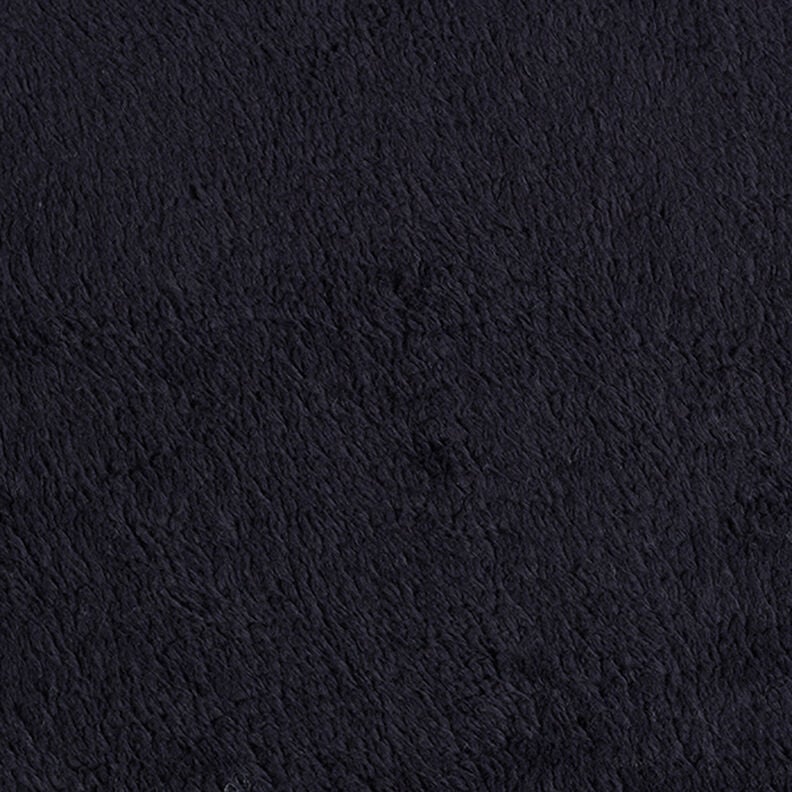 Sherpa in cotone tinta unita – nero,  image number 1