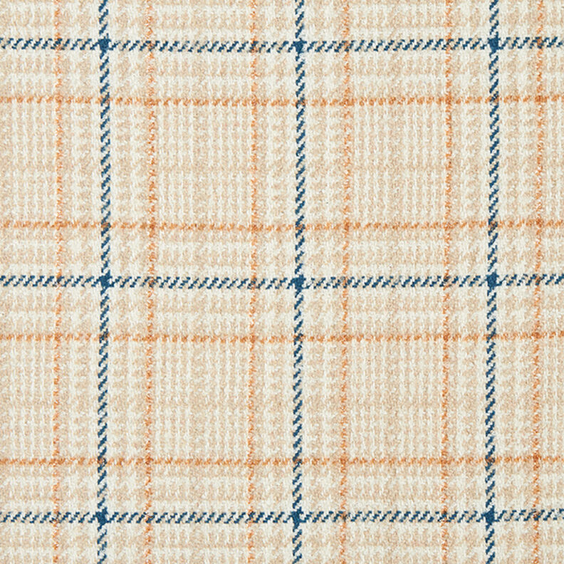 tessuto per cappotti, quadri & pied de poule – bianco/beige chiaro,  image number 1