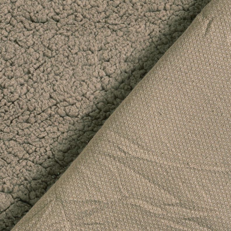 Soffice tessuto in peluche – grigio scuro,  image number 4