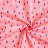 tessuto in cotone popeline Mini abeti – pink/bianco,  thumbnail number 3