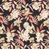 Magnolie in crepe satin con foglie di palma – nero/beige,  thumbnail number 1