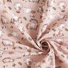 popeline di cotone Coniglio e riccio sono innamorati – rosa antico chiaro,  thumbnail number 3