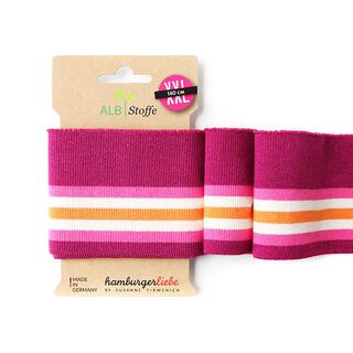 GOTS tessuto in maglia bio per bordi e polsini CUFF ME COLLEGE [140 cm | 7,5 cm] | Albstoffe, 
