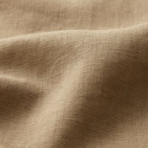 Leggero misto lino prelavato – beige scuro, 