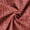 tessuto da tappezzeria Aspetto bouclé colorato – rosso Bordeaux/crema,  thumbnail number 1