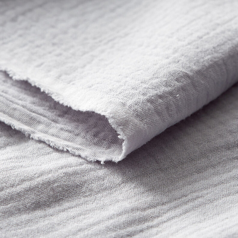 mussolina / tessuto doppio increspato – grigio chiaro,  image number 5