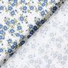 popeline di cotone Mare di boccioli – colore blu jeans/bianco,  thumbnail number 4