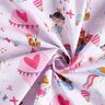tessuto in cotone cretonne Principessa – violetto pastello,  thumbnail number 3