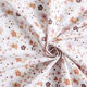 popeline di cotone Prato fiorito e cuori – bianco,  thumbnail number 3