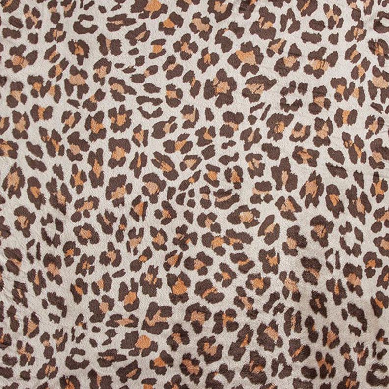 Morbido pile Grande leopardo – naturale/marrone nerastro,  image number 1