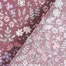 cotone rivestito Prato fiorito variopinto – rosa antico scuro/bianco,  thumbnail number 5