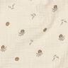 GOTS mussolina / tessuto doppio increspato Fiorellini romantici  | Poppy Fabrics – beige,  thumbnail number 2