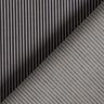 Tessuto per camicia a righe verticali – nero/grigio,  thumbnail number 4