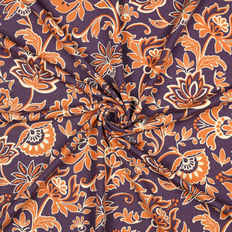 jersey romanit fiori paisley | Poppy Fabrics – lillà, image number 3