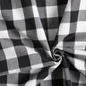 tessuto per camicie Grandi quadretti stile country – bianco/nero,  thumbnail number 3
