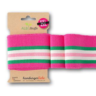 GOTS tessuto in maglia bio per bordi e polsini CUFF ME COLLEGE [140 cm | 7 cm] | Albstoffe, 