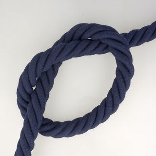 Cordoncino in cotone  – blu marino, 