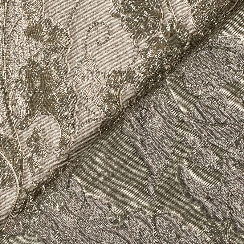 jacquard abbigliamento broccato fiori – talpa, image number 4