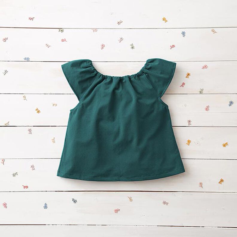 jersey di cotone medio tinta unita – verde scuro,  image number 7
