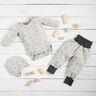 Jersey a nido d’ape Rami in fiore – avorio,  thumbnail number 6