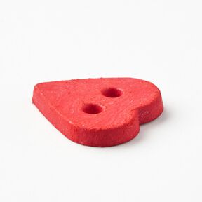 Bottone a forma di cuore [Ø 15 mm] – peperoncino, 