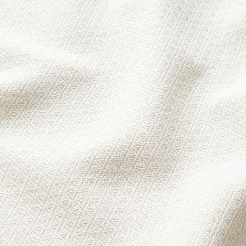 tessuto arredo Jacquard Piccoli rombi – bianco lana,  image number 2