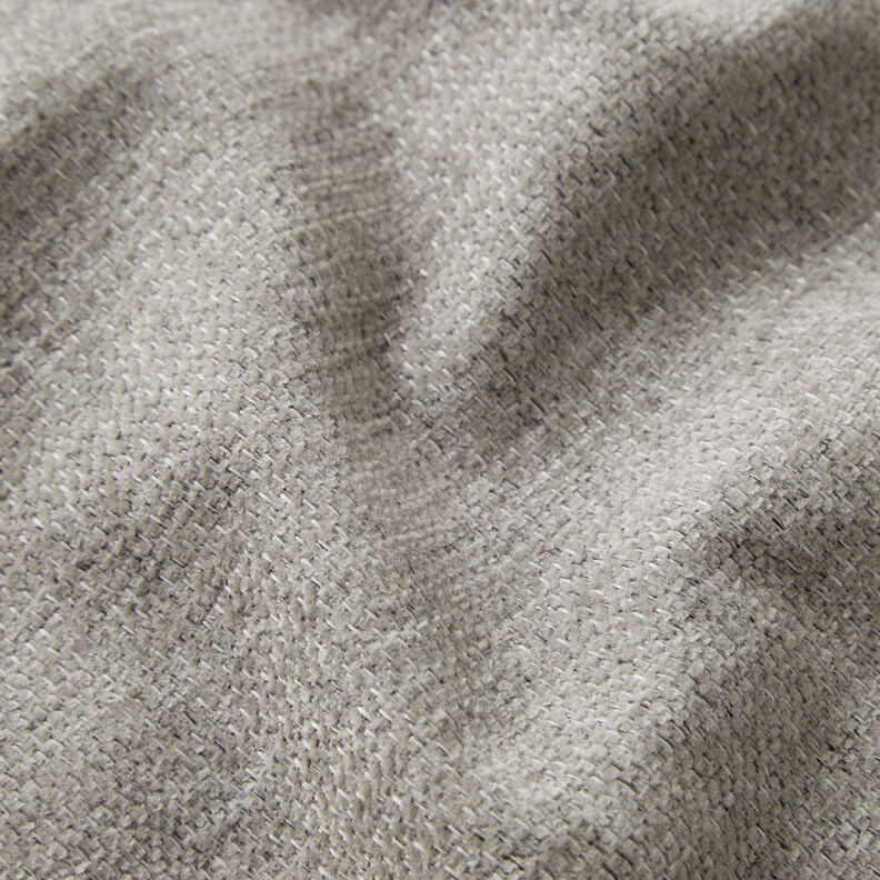 tessuto da tappezzeria ciniglia mélange – grigio chiaro/grigio argento, image number 2