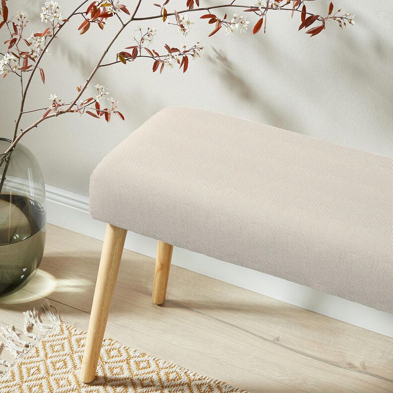 tessuto arredo tessuto spinato bicolore &ndash; beige chiaro/naturale,  image number 4