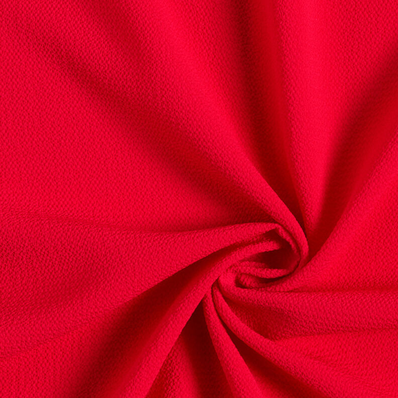 Tessuto crêpe in tinta unita – rosso,  image number 3