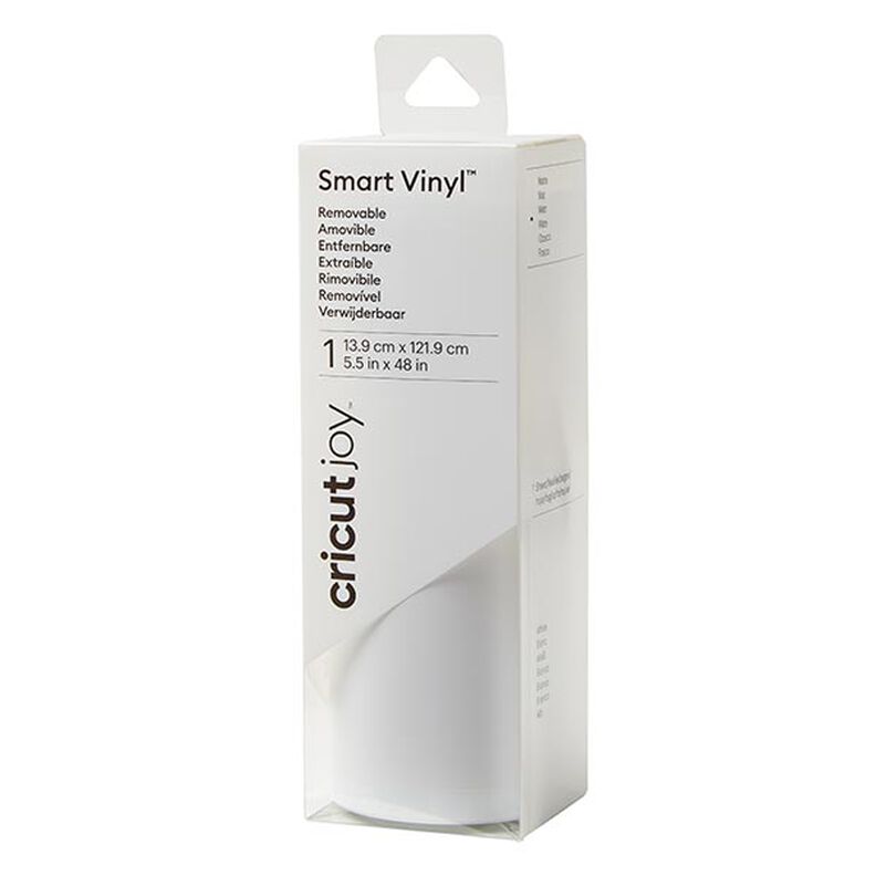 Pellicola vinilica Cricut Joy Smart, opaca [ 13,9 x 121,9 cm ] – bianco,  image number 1