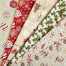 tessuto arredo canvas rametti di vischio – verde/rosso,  thumbnail number 5