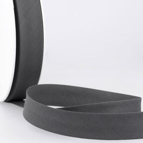 Nastro in sbieco Polycotton [20 mm] – grigio scuro, 