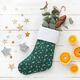 tessuto in cotone popeline Cagnolini natalizi – verde abete,  thumbnail number 5