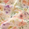 Tessuto in viscosa Dobby con stampa digitale mare di boccioli ad acquarello – avorio/lavanda,  thumbnail number 2