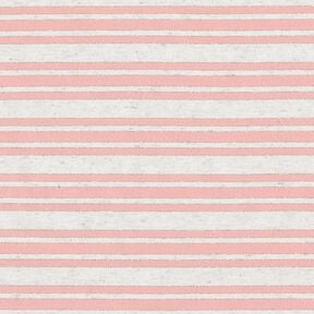 jersey di viscosa, righe glitter irregolari – bianco lana/rosé, 