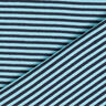 tessuto per polsini Righe tubolari – blu cielo/blu notte,  thumbnail number 4