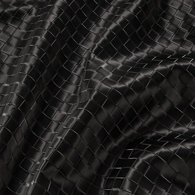 similpelle intrecciato | Katia Fabrics – nero, image number 2