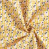 tessuto in cotone cretonne mini triangoli – rosa chiaro/giallo curry,  thumbnail number 3