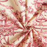 tessuto arredo tessuti canvas Coppia romantica 280 cm – rosso Bordeaux/crema,  thumbnail number 3