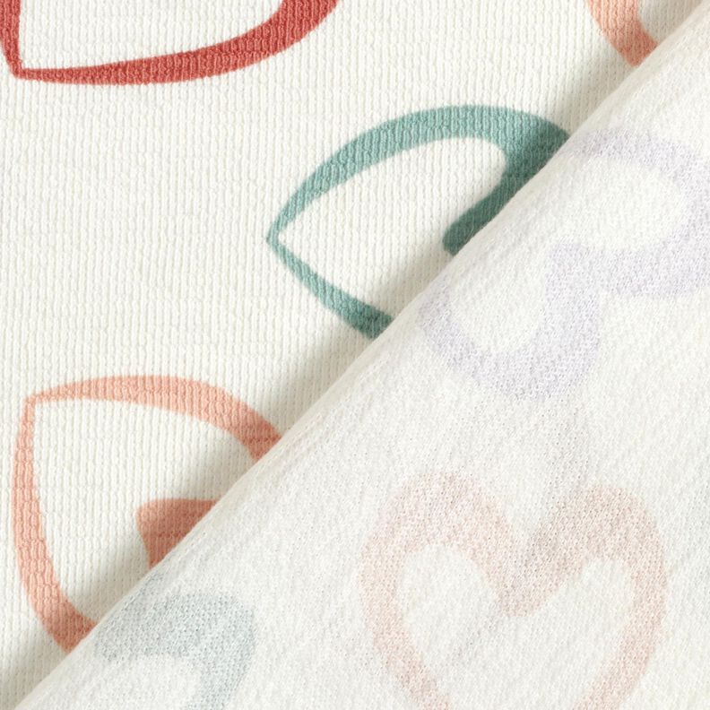 jersey di cotone Cuori variopinti &ndash; bianco/lill&agrave;,  image number 4