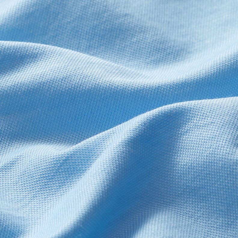 Misto viscosa pregiato in tinta unita – azzurro,  image number 2