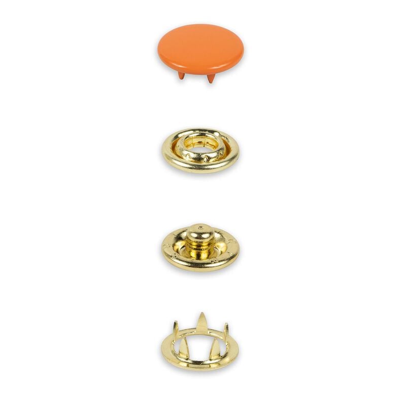 Bottoni automatici per jersey [12 mm] | Prym – arancione,  image number 2