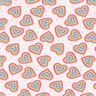 jersey di cotone Cuori variopinti – bianco lana,  thumbnail number 1